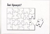 bnk cp Felicitare - Imi lipsesti ! - puzzle