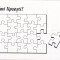 bnk cp Felicitare - Imi lipsesti ! - puzzle