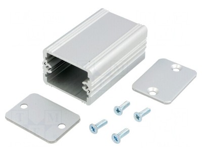 Carcasă aluminiu gri AKG 33x50x24 mm foto