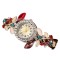 Ceas EFB luxury auriu cu cristale si inseratii cod.UT0113A