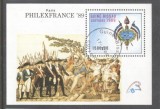 Guinee Bissau 1989 French Revolution perf. sheet Mi.B279 used TA.121, Stampilat