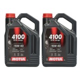 Pachet 10 litri ulei Motul 4100 SYN-NER 15W40 , Protectie fiabila si performanta constanta pentru motoare moderne