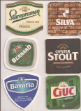 N35 - Lot 10 bucati diferite - suport pentru bere din carton / coaster