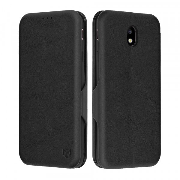 Husa pentru Samsung Galaxy J7 (2017) J730, Techsuit, Safe Wallet Plus, Neagra