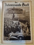 revista nazista austria 4 mai 1939-foto adolf hitler si rudolf hess,germania