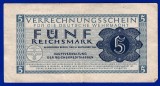 (6) BANCNOTA (CERTIF COMPENSARE) GERMANIA - 5 REICHSMARK 1944, TRUPELE WEHRMACHT
