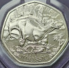 50 pence 2024 Marea Britanie, Stegosaurus, Brilliant unc, Coincard, Europa