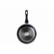 Tigaie Cooking Heinner, 22 x 4.8 cm, strat antiaderent, maner soft touch, aluminiu, Black Sand