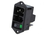 Conector Alimentare AC Soclu Tată 10A 250V IEC 60320