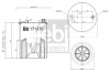 FEBI BILSTEIN 171376 Burduf, suspensie pneumatica