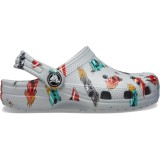 Saboti Crocs Classic Toddler Race Cars Graphic Clog Multicolor - Mirage/Multi