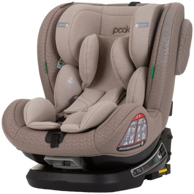 Scaun auto Chipolino Peak I-Size 40-150 cm macadamia cu sistem Isofix foto