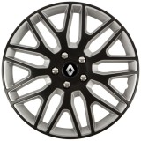 Set 4 Capace Roti 17 inchi (R17) Dakar Negru-Gri, Compatibile Cu Renault