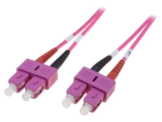 Patch Cord Fibră Optică OM4 SC/PC 3m LSZH