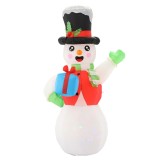 Om de zapada gonflabil de exterior cu LED, 180 cm, compresor integrat