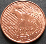 Cumpara ieftin Moneda 5 CENTAVOS - BRAZILIA, anul 2013 *cod 3720 B = UNC, America Centrala si de Sud