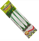 Set de strune pentru pescuit la stiuca, Wizard, Verde/Negru, , 12 kg, 72 bucati