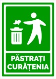 Semn pentru pastrarea curateniei