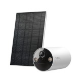CAMERA IP Exterior cu acumulatori TP-LINK, include panou solar alimentare,IP66, dist. IR 15 m, lentila fixa 3.15 mm,3 Mpx rez 2K, RJ-45+wireless, mic,