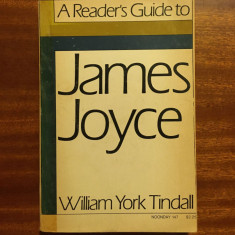 William York Tindall - A Reader's Guide to JAMES JOYCE (New York - 1970)