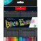 Creioane colorate triunghiulare black edition Faber-Castell 24 culori/set