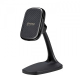 Incarcator Retea Wireless Pitaka MagMount Ebony, Fast Wireless (10W / 7.5W), Magnetic, Fibra Aramida, Negru DT1001B