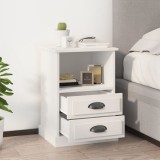 VidaXL Noptiere, 2 buc., alb, 43x36x60 cm 816329