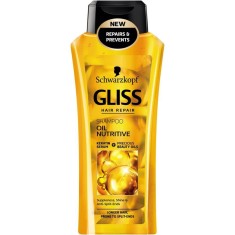 Sampon GLISS Ultimate Oil Nutritive, 400 ml, Pentru Par Lung cu Varfuri Despicate, Cu Keratina Lichida, Sampon Gliss, Sampoane Gliss, Par Sanatos si S foto