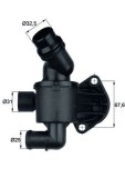 MAHLE TI 34 87 termostat,lichid racire