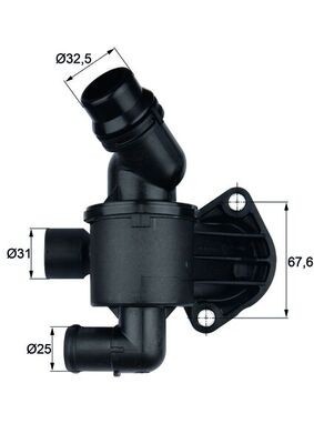 MAHLE TI 34 87 termostat,lichid racire