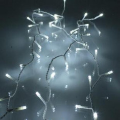 Perdea luminoasa 300 LED-uri albe lumina rece cu jocuri de lumini calbu transparent WELL foto