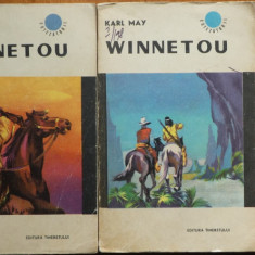 Karl May , Winnetou , Editura Tineretului , 1967 , 3 volume