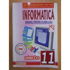 Daniela Oprescu - Informatica. Manual pentru clasa a XI-a (2002)