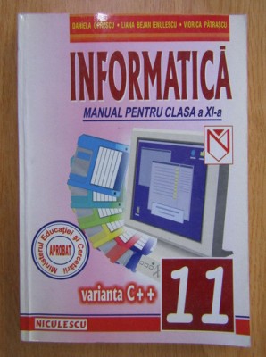 Daniela Oprescu - Informatica. Manual pentru clasa a XI-a (2002) foto