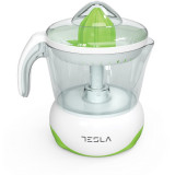 Storcator de citrice Tesla CJ100WG, 40W, 0.7L2 conuri, bol plastic, Alb/Verde