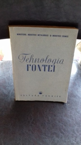 TEHNOLOGIA FONTEI - MANUALUL LUCRATORULUI LA FURNAL