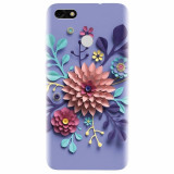 Husa silicon pentru Huawei P9 Lite mini, Flower Artwork