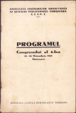 HST C1377 Programul Congresului al 4-lea 1937 Școala Politehnică Timișoara