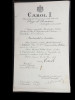 Brevet Carol I 1914 - Medalia Meritul comercial si industrial clasa I