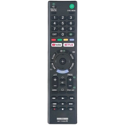 Telecomanda pentru Sony RMT-TX300E, x-remote, Netflix, YouTube, Negru foto