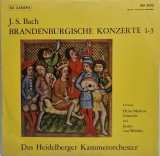 J. S. Bach &ndash; Brandenburgische Konzerte 1-3 [ vinil, LP ] muzica clasica NM / VG+ Da Camera, Germania