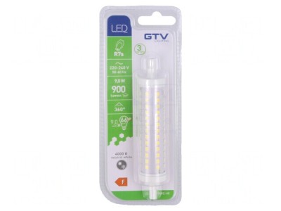 Lampă LED R7S 9W 4000K 900lm 360&amp;deg; foto