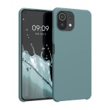 Husa pentru Xiaomi Mi 11 Lite 5G, Silicon, Verde, 54730.207, kwmobile, Carcasa