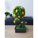 Bonsai artificial cu flori galbene