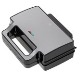 Sandwich maker 2 in 1 AD 3073, 1400W, negru-argintiu