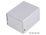 Carcasă universală aluminiu gri 57x72x43mm