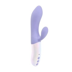 Vibrator Iepuras NOX Ava 10 Moduri Vibratii, Silicon, USB Magentic, Mov, 19 cm