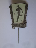 Insigna atletism al 4-lea festival mondial al tineretului si stud.București 1953