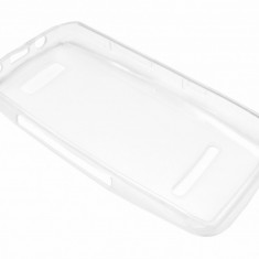 Husa silicon transparenta (cu spate mat) pentru Nokia 305 / 306 Asha