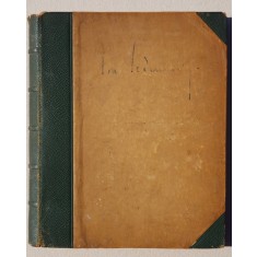 Caiet de poezii si fotografie originala Ion Scaenariu